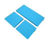 Gardenista Outdoor 3 Piece Rattan Cushions Replacement Set | Water Resistant Rattan Garden Furniture Cushions | Comfy and Lightweight Outdoor Seat Pads | Durable & Easy Clean Chair Pads (Turquoise)