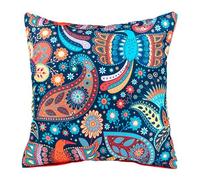 Gardenista Outdoor Decorative Scatter Cushion 45x45cm | Water Resistant Indoor Garden Printed Chennai Cushions | Soft & Comfy Hollowfibre Filled Patio Furniture Pillow (18" Scatter Cushion)