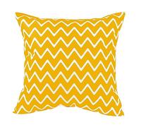 Gardenista Outdoor Decorative Scatter Cushion | Water Resistant Indoor Garden Printed Cushions | Soft & Comfy Hollowfibre Filled Patio Furniture Pillow | Durable and Easy to Clean (Mustard, 60x60cm)