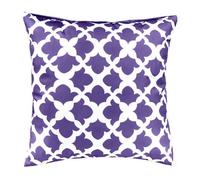 Gardenista Outdoor Decorative Scatter Cushion | Water Resistant Indoor Garden Printed Cushions | Soft & Comfy Hollowfibre Filled Patio Furniture Pillow | Durable and Easy to Clean (Purple, 45x45cm)