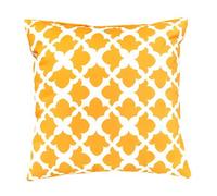 Gardenista Outdoor Decorative Scatter Cushion | Water Resistant Indoor Garden Printed Cushions | Soft & Comfy Hollowfibre Filled Patio Furniture Pillow | Durable and Easy to Clean (Mustard, 45x45cm)