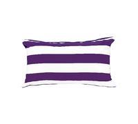 Gardenista Outdoor Decorative Scatter Cushion | Water Resistant Indoor Garden Printed Cushions | Soft & Comfy Hollowfibre Filled Patio Furniture Pillow | Easy to Clean (Purple, 50x30cm)