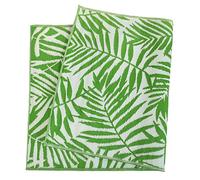Gardenista Outdoor Garden Rug | Reversible Waterproof Rug | Rugs for Garden, Beach, Conservatory, Hallway, Backyard | Foldable Floor Mat for Deck, Patio, Balcony | Durable & Lightweight (Verdure)