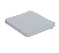 Gardenista Outdoor Seat Cushion Pads for Rattan Furniture | Water Resistant Patio Padding | Soft & Durable Easy Clean | Comfy & Lightweight Garden Furniture Cushions (Grey, Seat Pad 56x52x6cm)