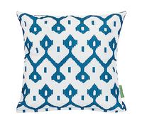 Gardenista Printed Garden Cushion Cover | Waterproof Decorative Throw Pillow Covers 45x45 cm | Soft Water Resistant Fabric for Durability | Moroccan Collection for Outdoors (1, Diamond Blue)