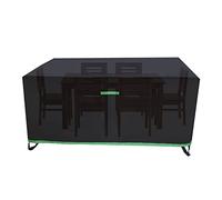 Gardenista Rectangular Garden Furniture Table Cover | Waterproof Outdoor Patio Furniture Protector | 210D Oxford Fabric | Rain Wind Dust Snow & UV Resistant Rattan Sofa Set Covers (180x120x74cm)