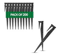 GARDENIX® Pack of 200 WirePEG Securing Pegs for Boundary Wire for Robotic lawnmowers kompatible with Gardena Husqvarna Worx Bosch