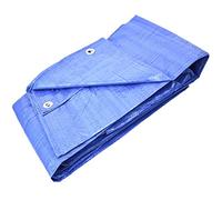 GARDENIX Tarpaulin Waterproof Heavy Duty Tarp Sheet Cover, Blue 60 g/m² (1.5 m x 8 m) Garden Tarpaulin Sheet for Camping, Terrace - Waterproof, Weatherproof, UV Protection, Reinforced Eyelets