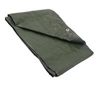 GARDENIX Tarpaulin Waterproof Heavy Duty Tarp Sheet Cover, Green 90 g/m² (8 m x 10 m), Garden Tarpaulin Sheet for Camping, Terrace - Waterproof, Weatherproof, UV Protection, Reinforced Eyelets