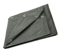 GARDENIX Tarpaulin Waterproof Heavy Duty Tarp Sheet Cover, Grey 120gsm (3m x 5m), Garden Tarpaulin Sheet for Camping, Terrace - Waterproof, Weatherproof, UV Protection, Reinforced Eyelets