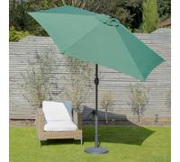 Gardenkraft 14610 2.7M Green Outdoor Garden Parasol