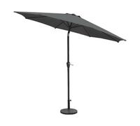Gardenkraft 14620 2.7M Charcoal Outdoor Garden Parasol