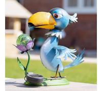 Gardenkraft Metal Toucan With Solar Led Light