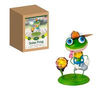 Gardenkraft Metal Frog Ornament With Solar Light