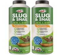Gardenmanns | Slug & Snail Killer 800g | Protect Garden with Powerful Organic Slug and Snail Killer Repellent Control Pellets | Pet-Friendly Organic Gardening Slug Trap Stops Pests (Pack-2)