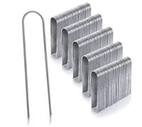 GardenMate Pack of 250 x 6''/150mm galvanised 2.9mm thick steel U shaped Garden Securing Pegs