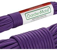 GardenMate Professional Nylon Outdoor Rope, Paracord 550, 31m Long, 4mm Thick, Tear-Resistant Kernmantle Rope with 7 Core Strands, Purple
