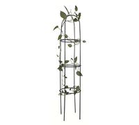 GardenMile 2m Heavy Duty Metal Garden Obelisk Tomato Vegetable Plant Supports Weatherproof Outdoor Obelisks for Gardening Wedding Decorations Flower Metal Frame