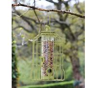 GardenMile Large Green Bird Feeders Hanging Squirrel Proof For Seeds Heavy Duty Feeder For Birds Garden Accessories For Birdwatching Wild Animal Feeding