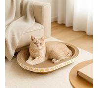 GardenSkill Cat Scratcher Bed & Kitten Lounger - Durable Corrugated Cardboard Scratch Pad For Pets - For Furniture Protection & Healthy Claws