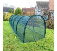 GardenSkill Chicken Coop Tunnel & Hen House Run + Shade Cover | Rabbit Hutch Guinea Pig Cage Playpen Protection Enclosure for Outdoor Garden with Detachable Rain Guard Blanket (5 x 1m)
