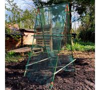 GardenSkill Cucumber Trellis & Pea Support Frame For Heavy Climbing Plants - 0.75M X 0.75M X 1.4M H