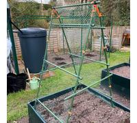 GardenSkill Cucumber Trellis & Pea Support Frame For Heavy Climbing Plants - 1.5M X 0.75M X 1.4M H