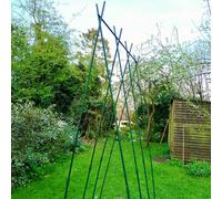 Gardenskill Easy Grow Runner Bean Frame & Climbing Plant Support Garden Trellis 1.2X2.4M H