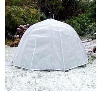 GardenSkill Frost Brolly Winter Plant Frost Protection Cover & Fruit Cage Umbrella 1.2 x 0.75m | Bird Netting Greenhouse Cloche with Detachable Fleece Plant Jacket (2)