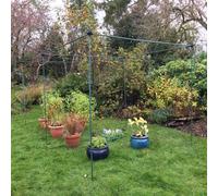 Gardenskill Fruit & Vegetable Cage Kit 3.6X1.2X0.65M High - Garden Plant Protection Raised Bed Grow House, Frame Only No Netting