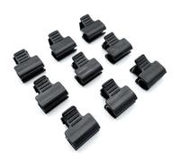 GardenSkill Garden Netting, Mesh, Fleece & Fabric Connector Clips For Grow Tunnels Hoops Plant Stakes Support Frames 16mm Dia, Black, Pk 20