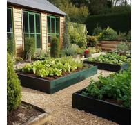 Gardenskill Garden Raised Bed 2X1X0.3M H - Extendable Vegetable Planter Frame Kit For Crops Flowers - Easy Build 12" H Grow Box