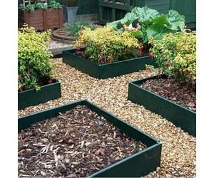 Gardenskill Garden Raised Vegetable Bed 3.75X3.75X0.5M H - Modular Crop Flower Planter Frame - Ultra Deep 20 Inch Grow Box Trough