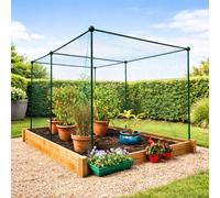 Gardenskill Grow House Fruit Vegetable Frame With Plant Protection Bird Netting 1 X 1.25M H