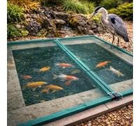 GardenSkill Heavy Duty Pond Cover Net & Frame 1.875M X 0.95M - Weatherproof Metal Garden Pond & Koi Guard For Leaf, Debris & Heron Protection