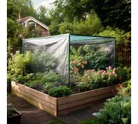 Gardenskill Heavy Duty Walk In Fruit & Vegetable Cage 8X2X2M H - Garden Bird Net Plant Protection Flower Crop Planter Cover Frame
