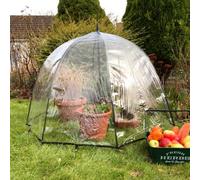 Gardenskill Poly Brolly Mini Greenhouse Umbrella 1.2X0.75M H - Instant Garden Bell Cloche Plant Protection Dome Grow House Pack 1