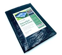 GardenSkill Raised Bed Liner & Cover | 2-in-1 Garden Planter Flower Box Vegetable Trough Lining Membrane | Heavy Duty Fabric for Outdoor Allotment Greenhouse Plants (1 x 1 x 0.25m H)