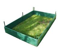 GardenSkill Raised Bed - Raised Vegetable Bed Kit and Garden Planter for Flowers Herbs Veg Fruit (2m x 2m x 250mm high, Green)