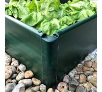 Gardenskill Recycled Plastic Raised Bed Garden Planter Box Kit For Fruit Veg Flowers 125Cm X 25Cm H