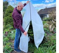 Gardenskill Ultra Thick 50Gsm Frost Fleece Winter Plant Warmer Jacket 2 X 2.5M H