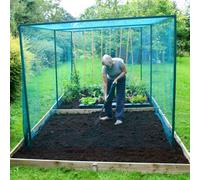 Gardenskill Walk In Heavy Duty Grow House Fruit Cage Plant Protection Bird Mesh Frame 4X2M H