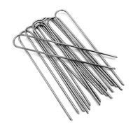 GardenSkill Weed Control Fabric Membrane Pins - Plant Frost Fleece Garden Netting Landscaping Ground Pegs 20Cm L, Pk 20