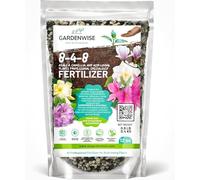 GARDENWISE 8-4-8 Acidic Fertilizer for Azaleas, Camellias (Camelia), Hydrangeas, Blueberries, Gardenias, Magnolia Trees, Evergreens, and Rhododendrons - Ideal Iron-Rich Plant Food (12 OZ)