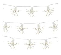 Gardenwize 10 Piece Solar Starburst String Lights 2m LED Outdoor Garden Lights in Clear Gardenwize Clear