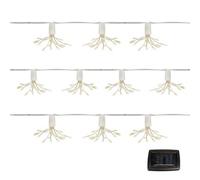 Gardenwize 10-Piece Solar String Lights 2M Solar Starburst Led Lights