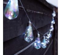 Gardenwize 2 Metre Solar Powered Led Tubular Bulb String Light Fence Wall Decking Patio