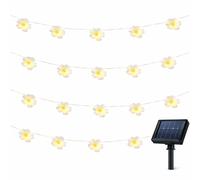 Gardenwize 20-Piece Solar String Lights - 2m Frangipani Flower LED Lights