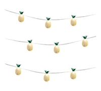 Gardenwize 2M Solar Pineapple Lantern Led String Lights 10 Warm White Hanging Lanterns