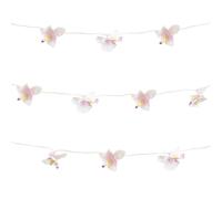 Gardenwize - 2m x 12 Piece Solar Powered Bright Bulb Garden String Lights, Pathway Lights - Decorative Garden Decorations No Running Costs (Orchid Flower)
